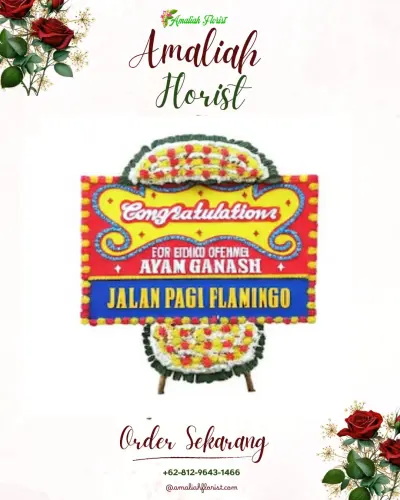 Bunga Papan Congratulation di Sawangargo